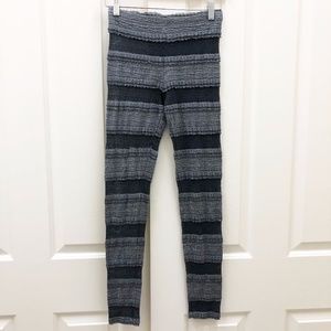 Free People Tiered ruffle and lace leggings